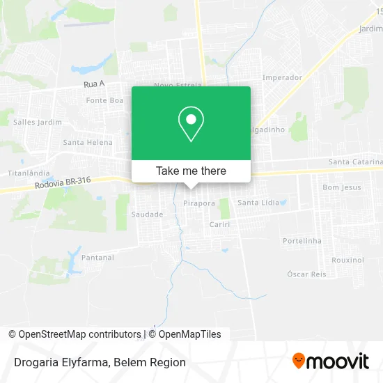 Drogaria Elyfarma map