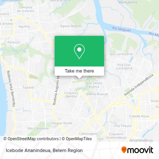 Icebode Ananindeua map