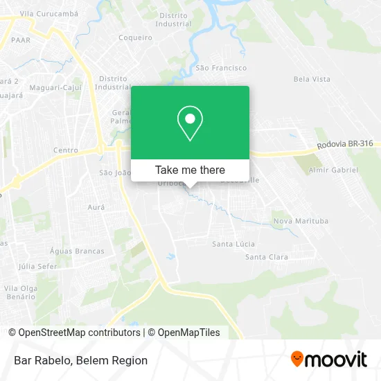 Bar Rabelo map