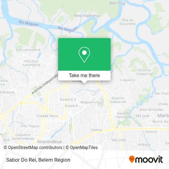 Sabor Do Rei map