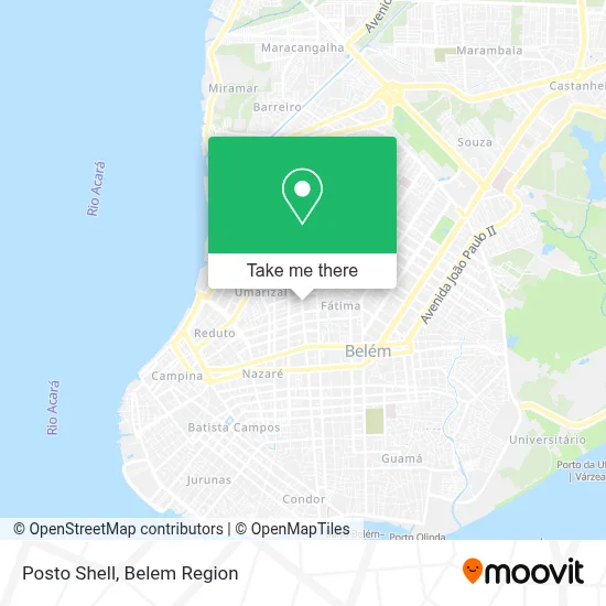 Posto Shell map