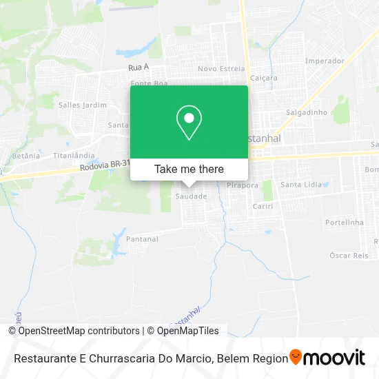 Restaurante E Churrascaria Do Marcio map