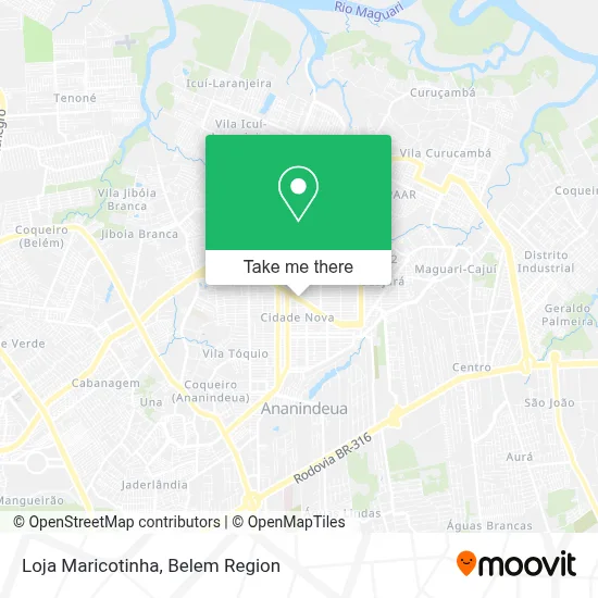 Loja Maricotinha map