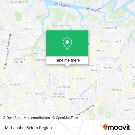 Mt Lanche map