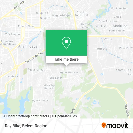 Ray Bike map