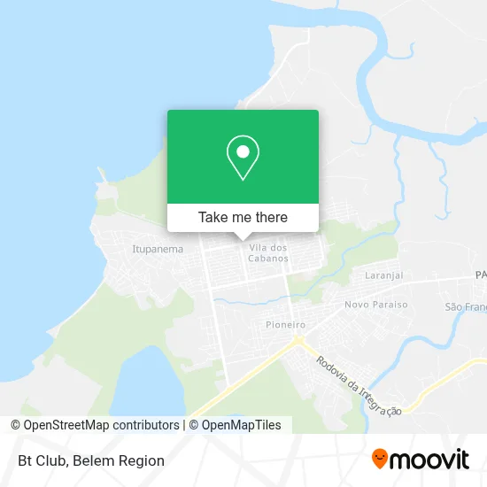 Bt Club map