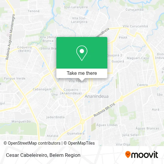 Cesar Cabeleireiro map