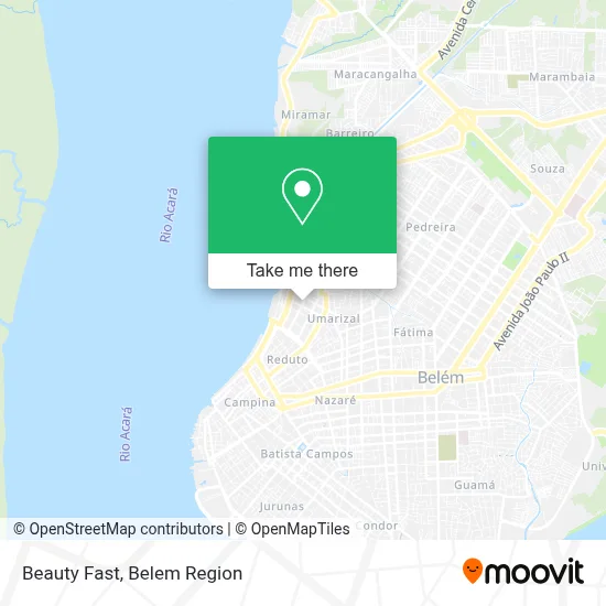 Beauty Fast map