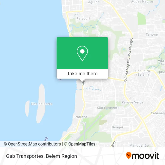 Gab Transportes map
