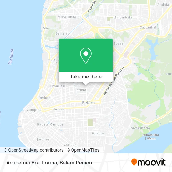 Academia Boa Forma map