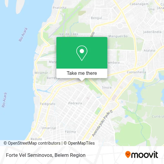 Forte Vel Seminovos map