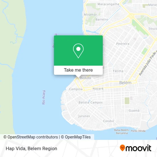 Hap Vida map