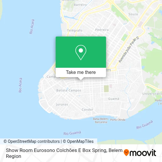 Show Room Eurosono Colchões E Box Spring map