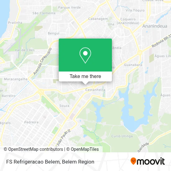 FS Refrigeracao Belem map