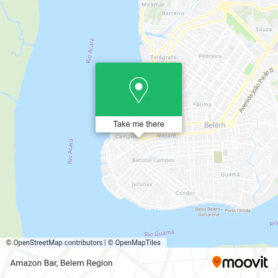 Amazon Bar map