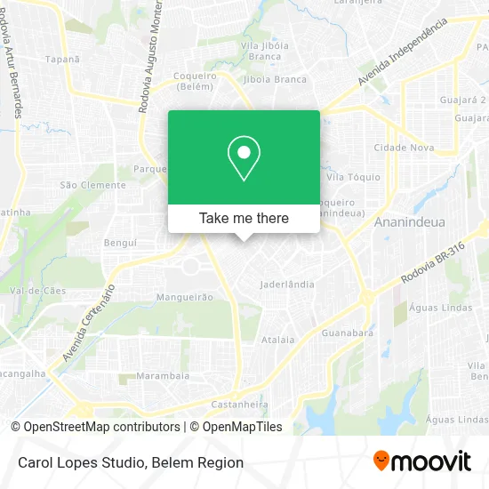 Carol Lopes Studio map