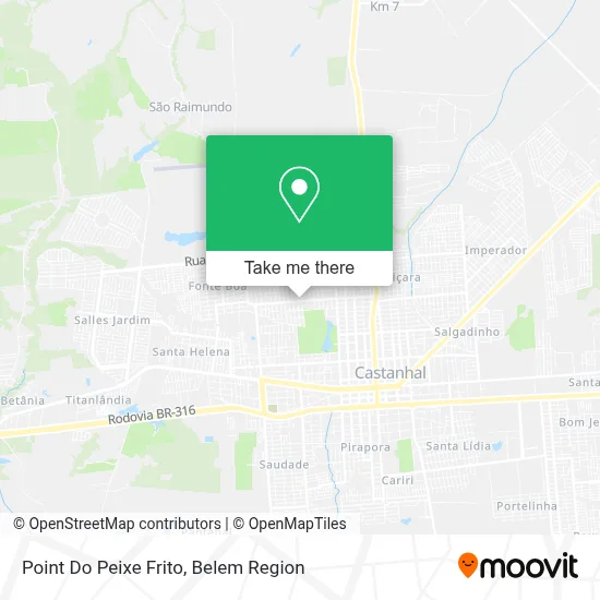 Point Do Peixe Frito map
