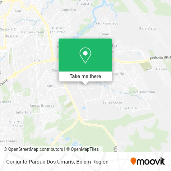 Conjunto Parque Dos Umaris map