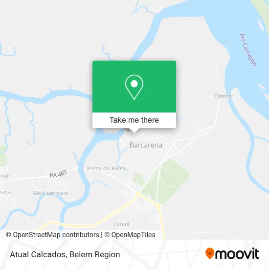 Atual Calcados map