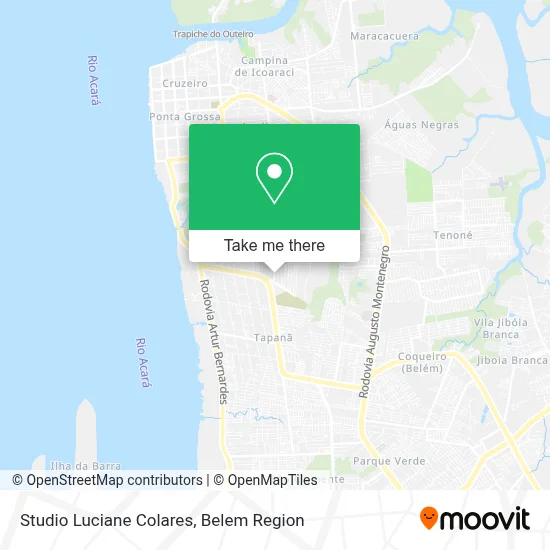 Studio Luciane Colares map