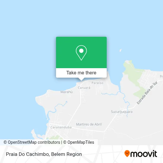 Praia Do Cachimbo map