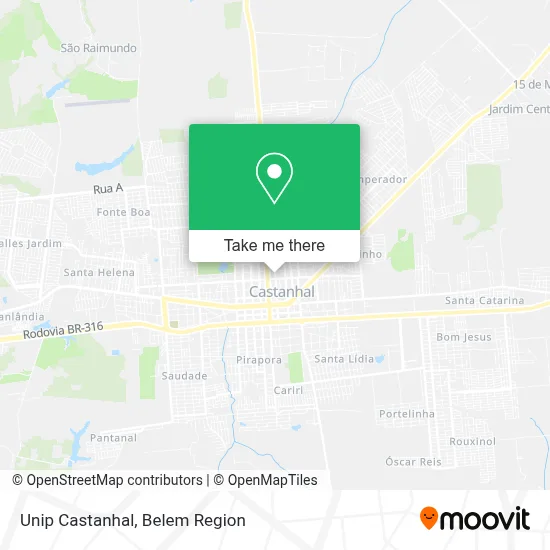 Unip  Castanhal map