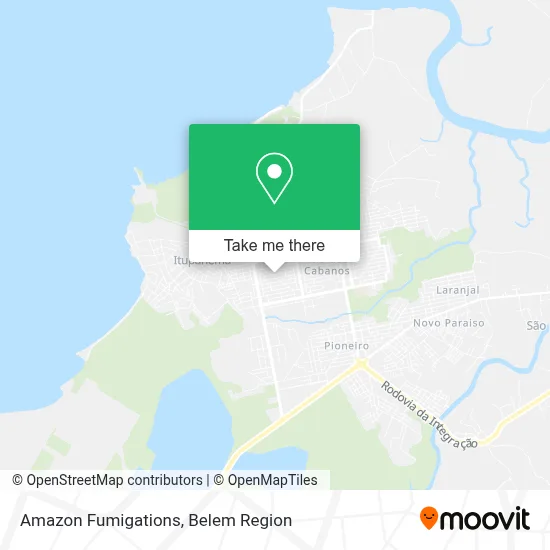 Amazon Fumigations map