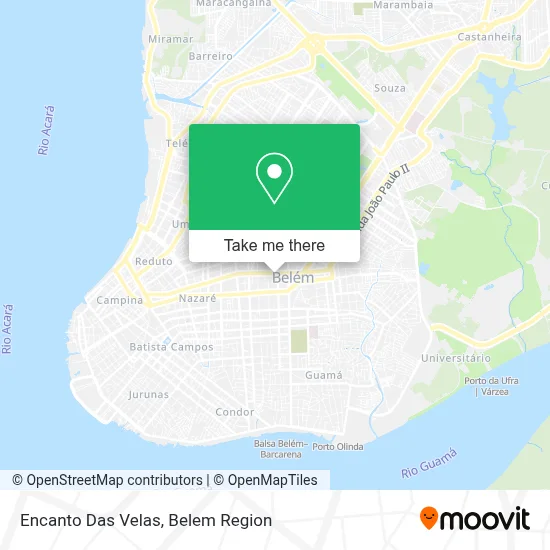 Encanto Das Velas map