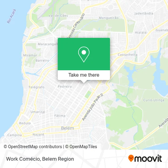 Work Comécio map