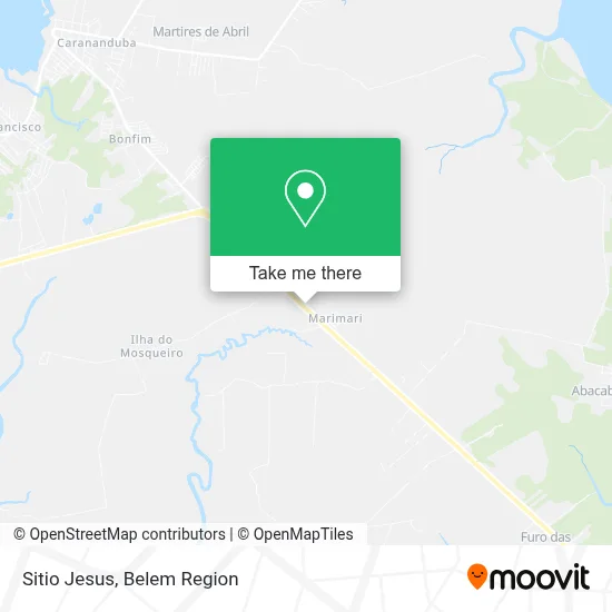 Sitio Jesus map