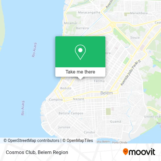 Cosmos Club map