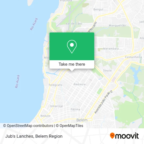 Jub's Lanches map