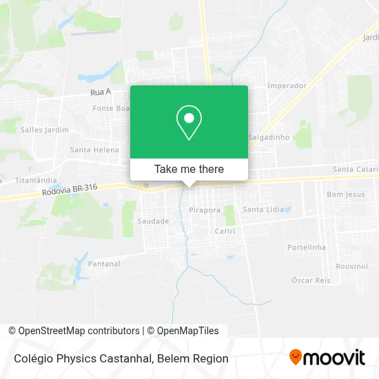Colégio Physics Castanhal map