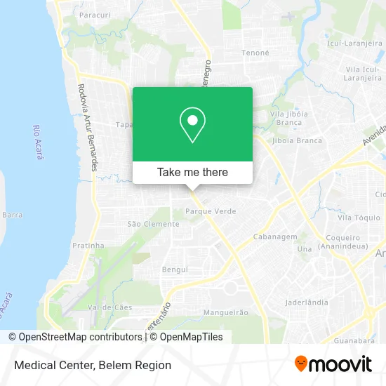Med Center map