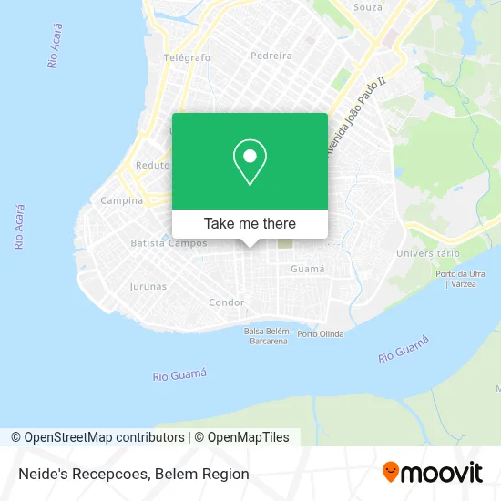 Neide's Recepcoes map