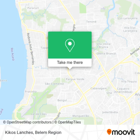 Kikos Lanches map