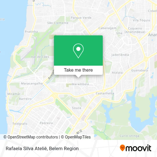 Rafaela Silva Ateliê map