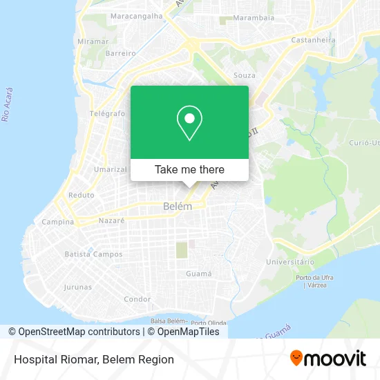 Hospital Riomar map