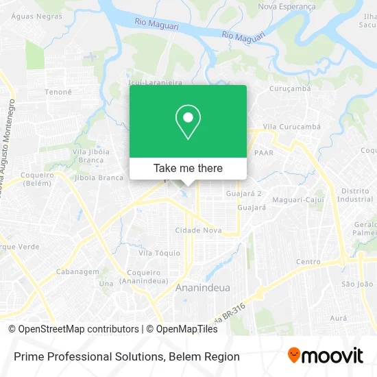Prime Professional Solutions map