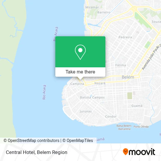 Hotel Central map