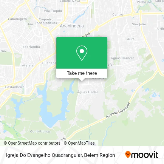 Igreja Do Evangelho Quadrangular map