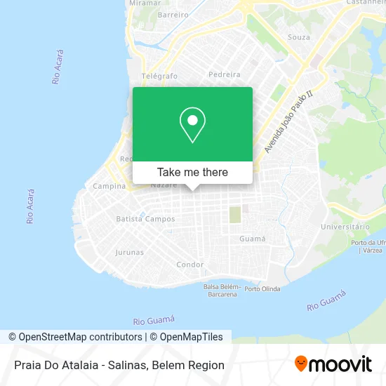Praia Do Atalaia - Salinas map