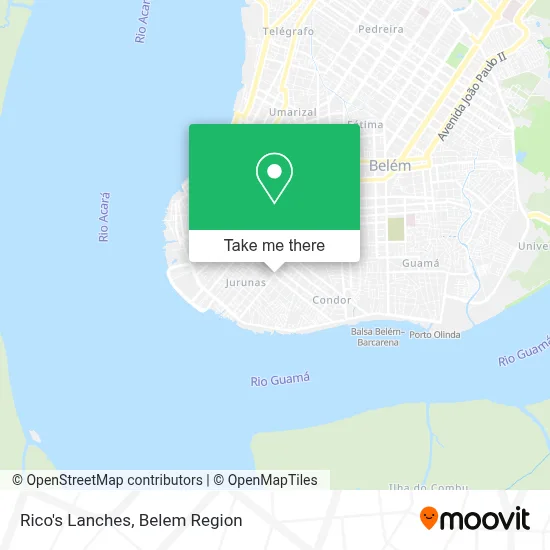Rico's Lanches map