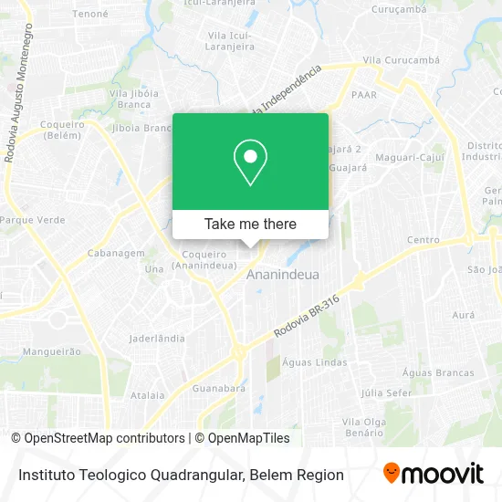 Instituto Teologico Quadrangular map