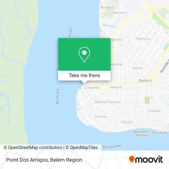 Point Dos Amigos map