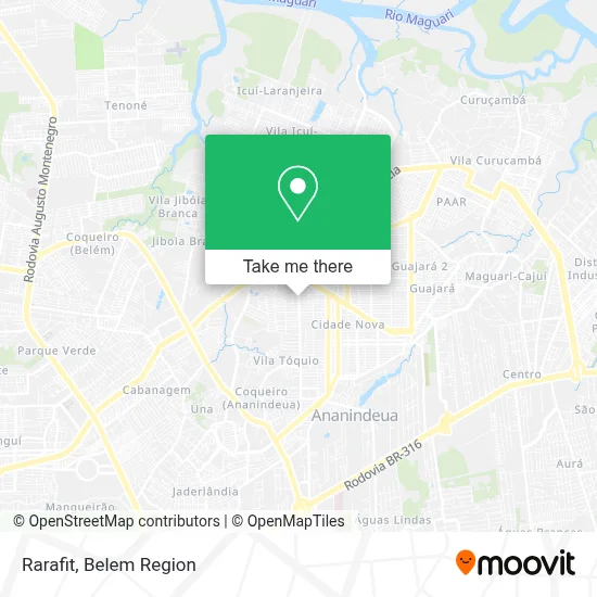Rarafit map