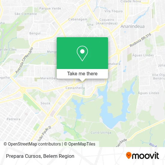 Prepara Cursos map
