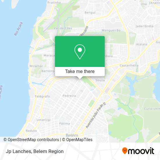 Jp Lanches map