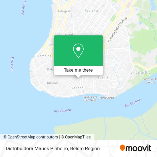 Distribuidora Maues Pinheiro map