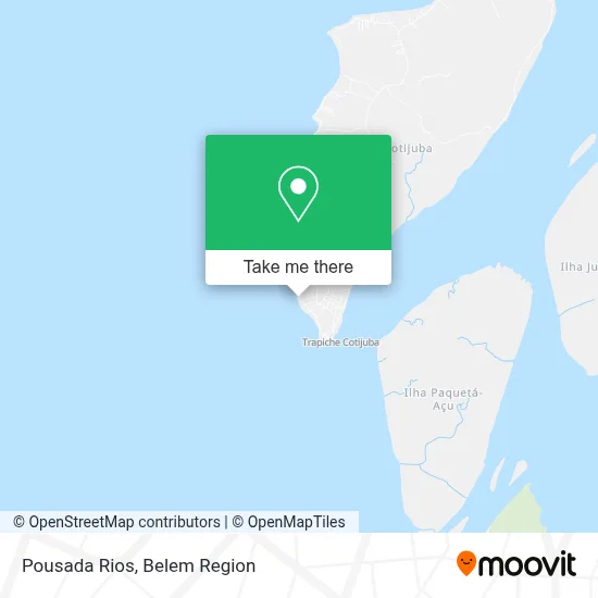 Pousada Rios map